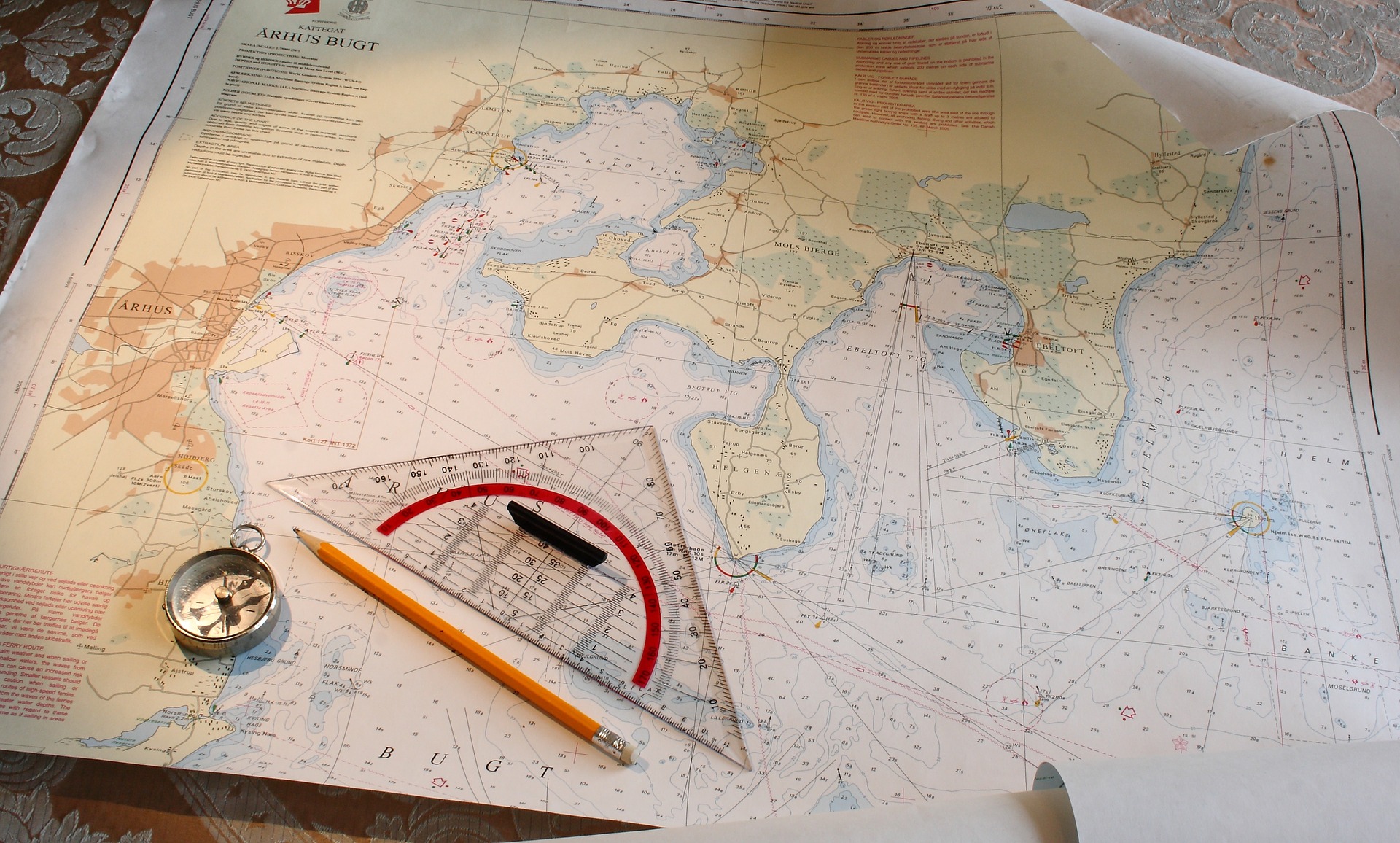 карта карандаш компас map pencil compass бесплатно